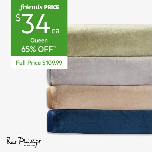 Bas Phillips Mink Touch Blanket