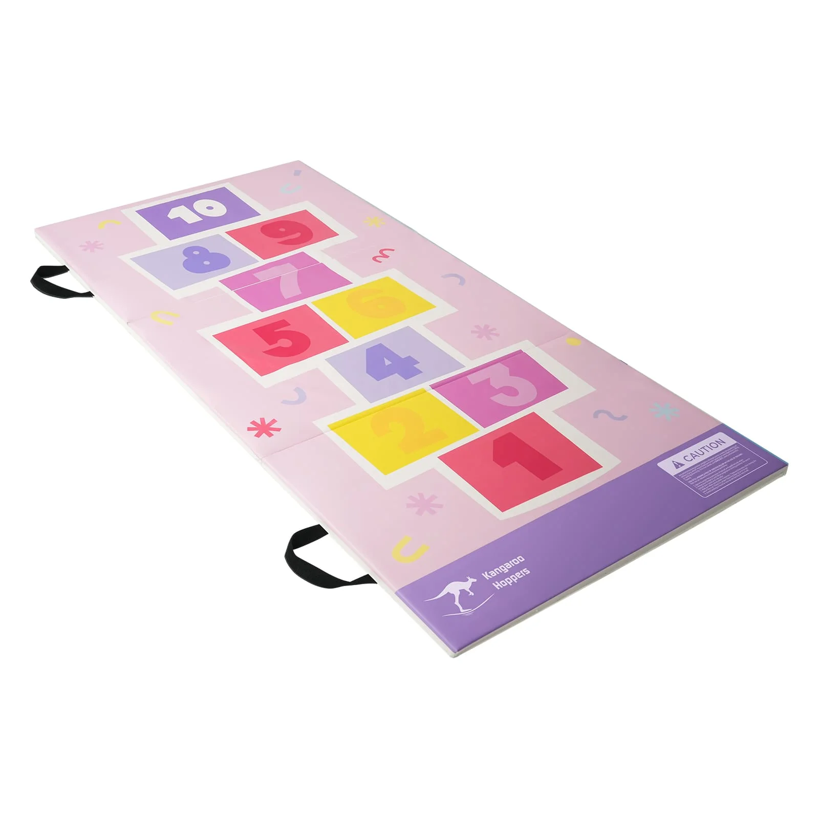 Image of Foldable Hopscotch Play Mat – Rocket & Candyland Themes