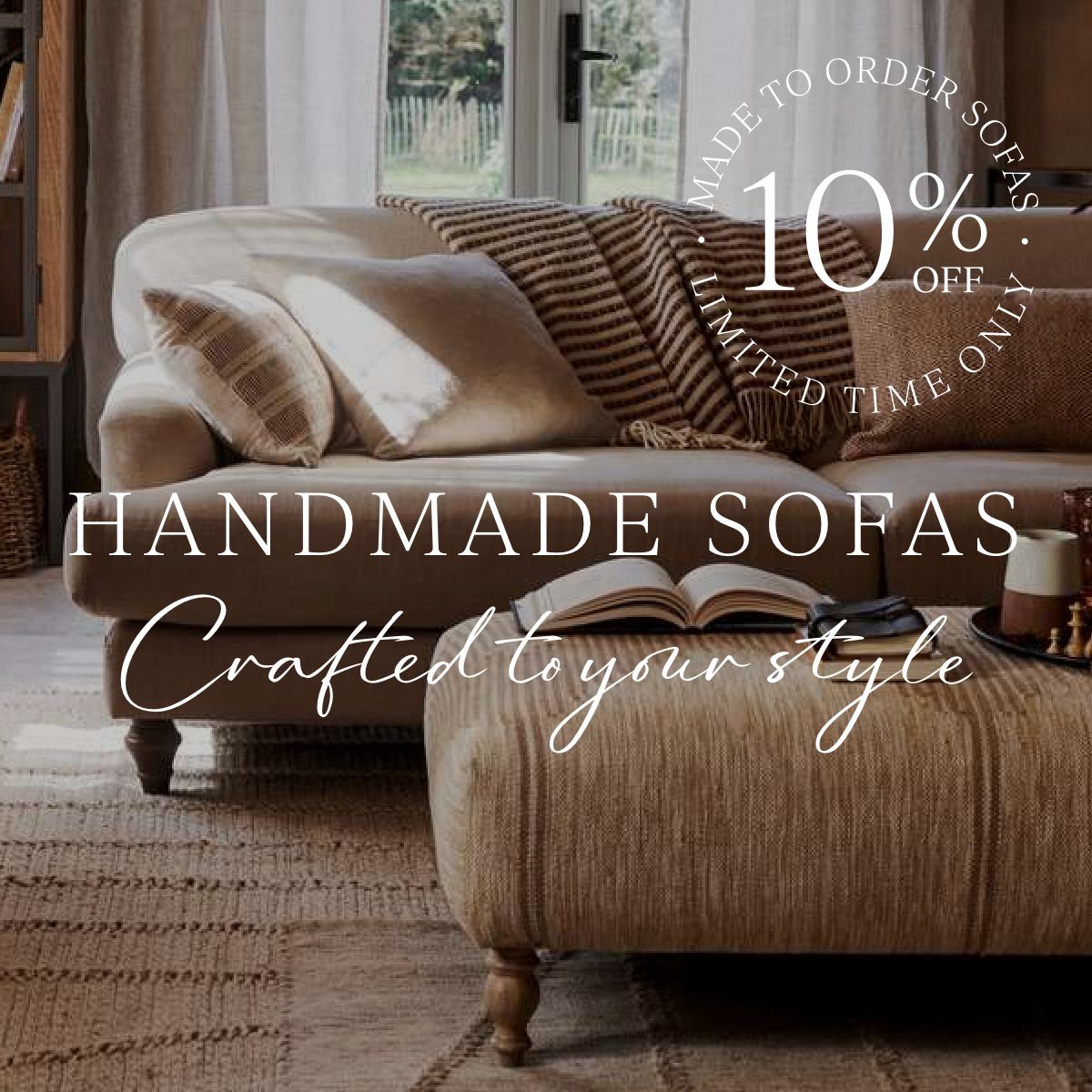Handmade Sofas 10% Off