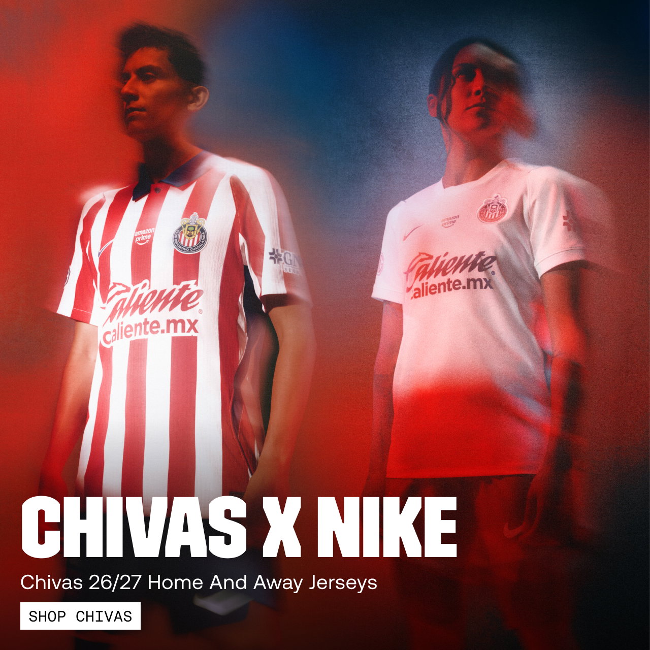 NEW Nike Chivas 26/27 Home and Away Jerseys