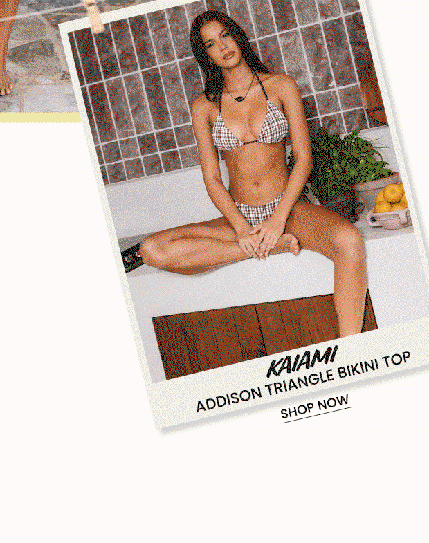 Kaiami Addison Triangle Bikini Top