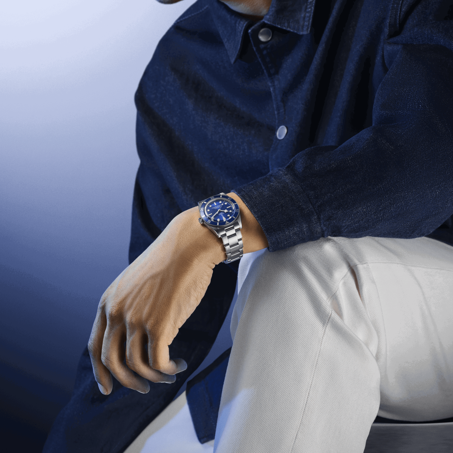 Black Bay 54 Blue Dial & Stainless Steel Bracelet