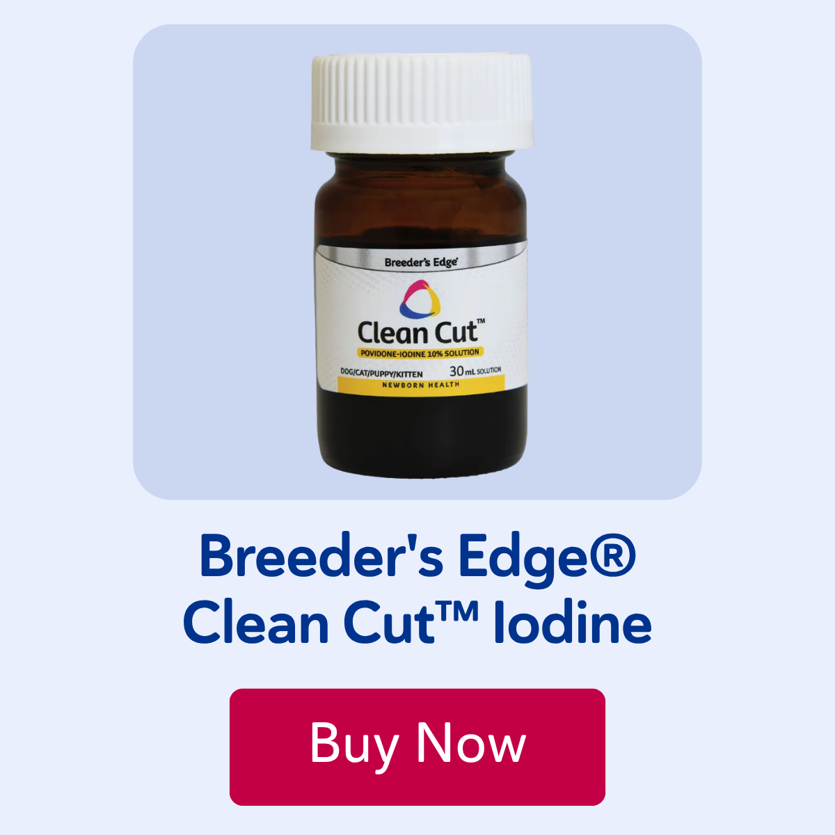Breeder's Edge® Clean Cut™ Iodine