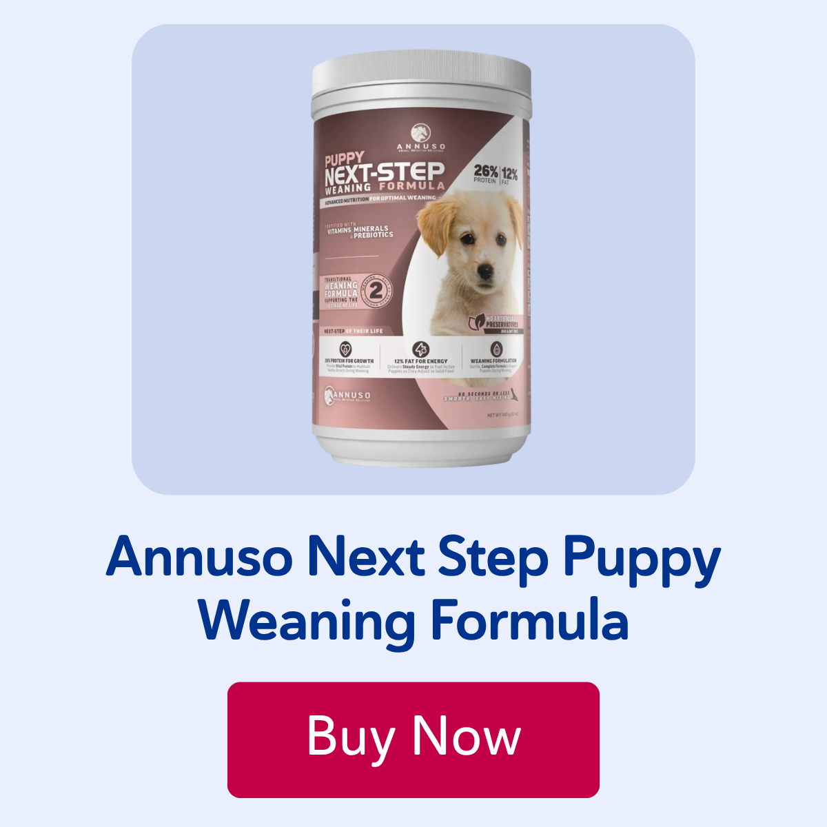 Annuso Next Step Puppy Weaning Formula