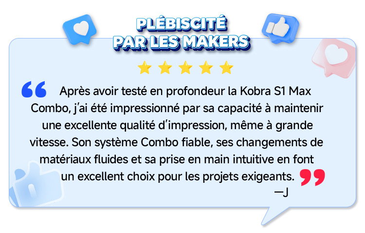 PLÉBISCITÉ PAR LES MAKERS