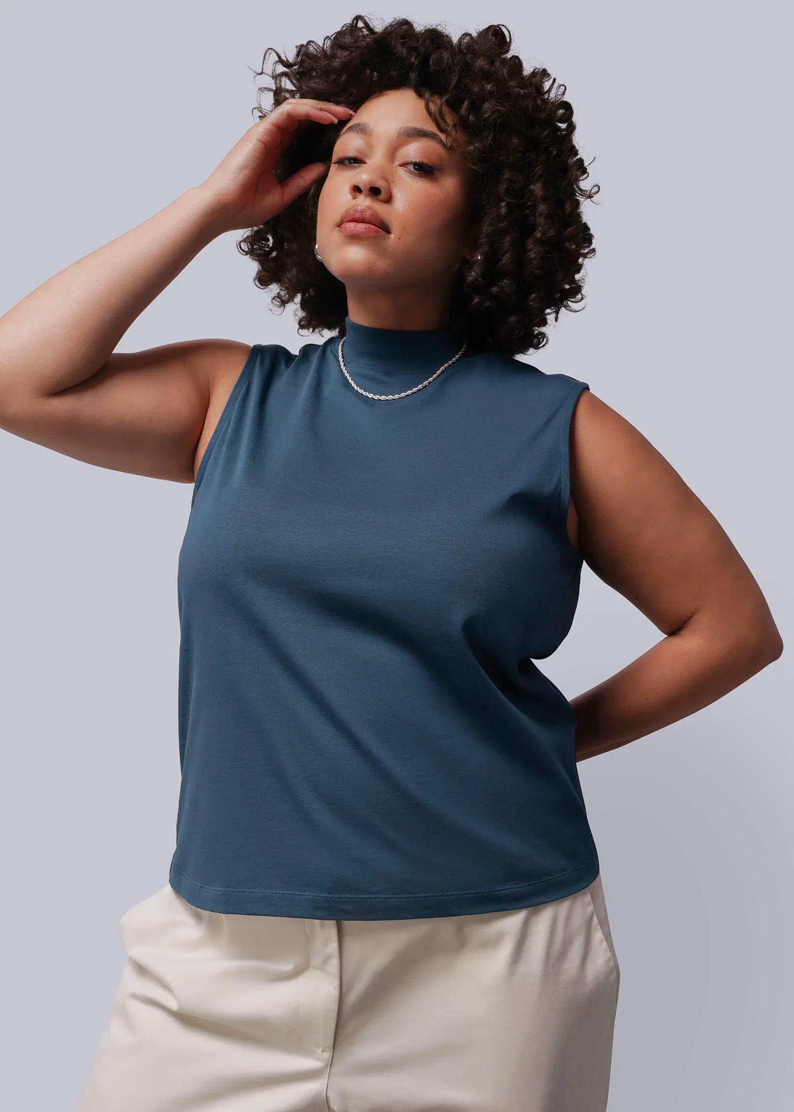 Image of The Everyday Mock Neck Tank