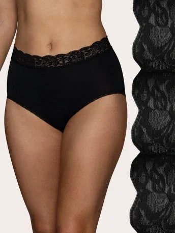 Image of Flattering Lace® Brief, 3 Pack