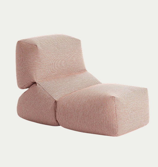 Grapy Vichy Pouf  by Gan Rugs