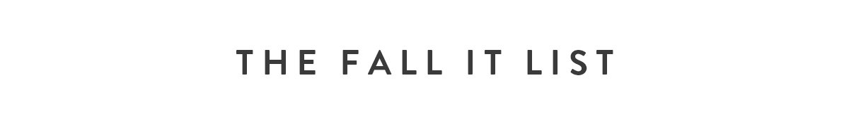 The fall it list