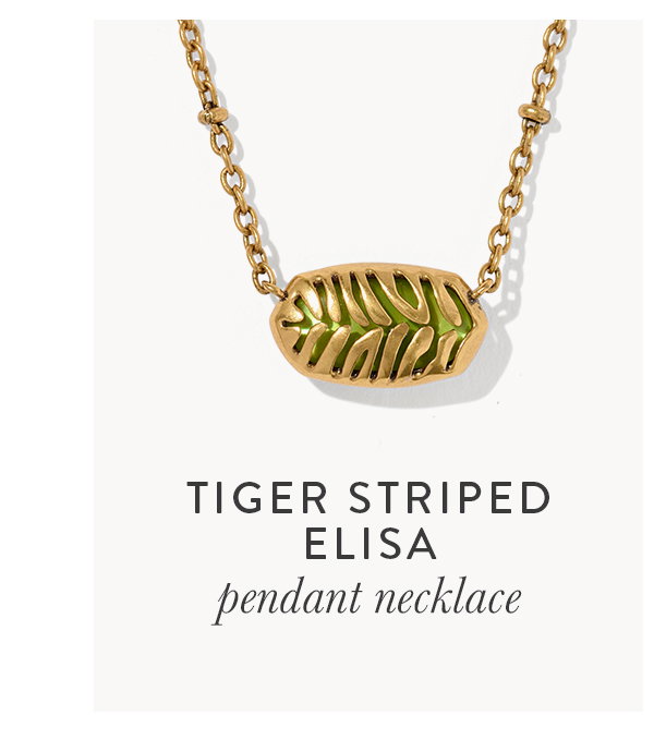 Tiger striped elisa necklace