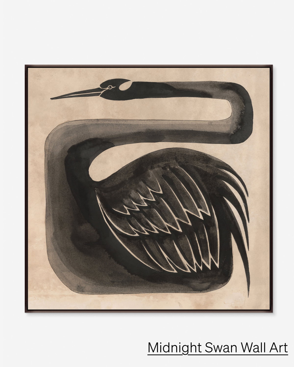 Shop Midnight Swan Wall Art 