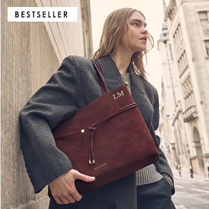 One of our bestsellers - the Lori Suedette Tote Bag in Cherry