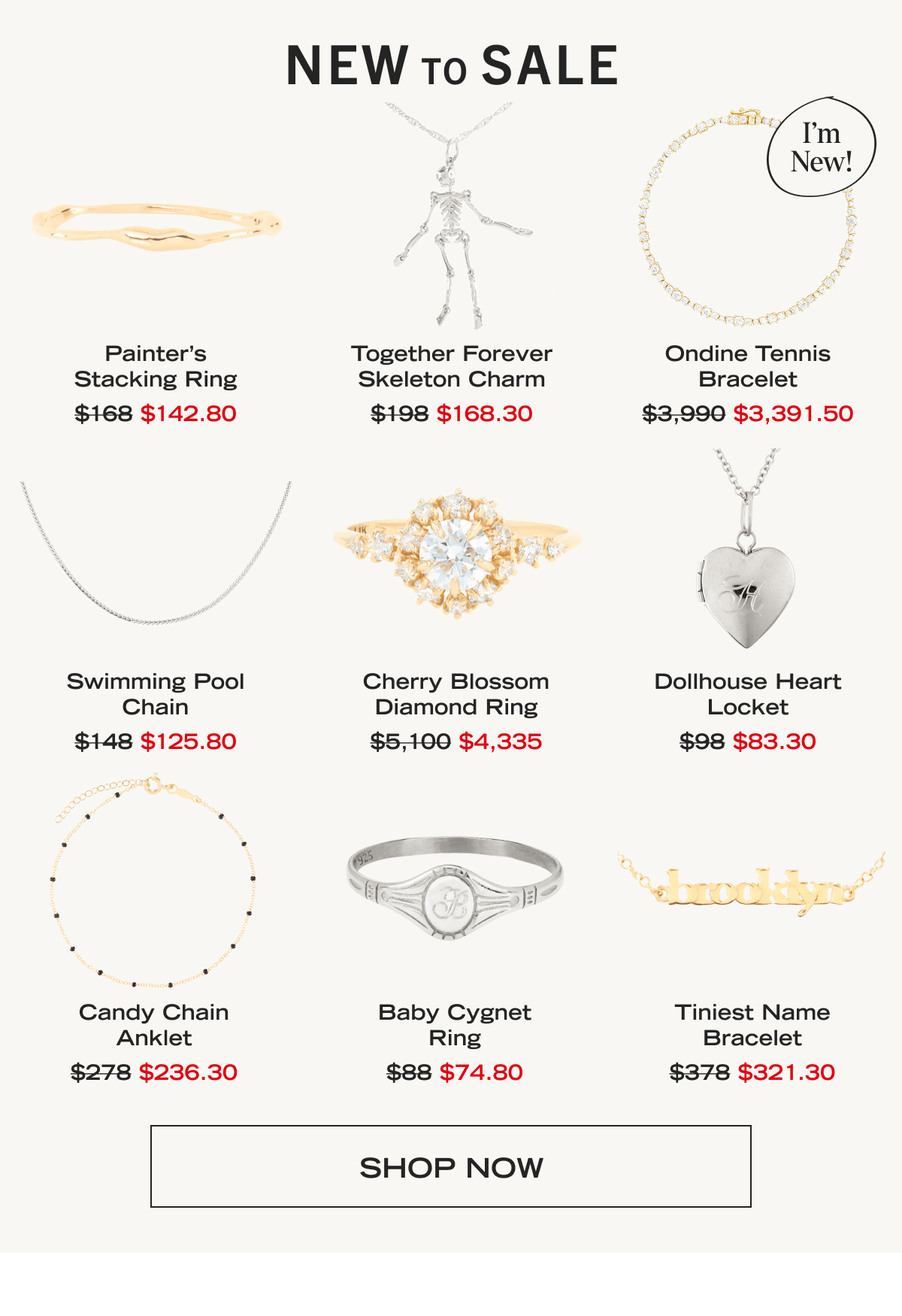 New to Sale - Shop Now