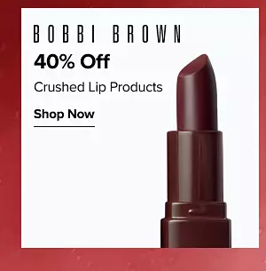 40% off Bobbi Brown Crushed lip product. Shop now. A brown shade of lipstick.