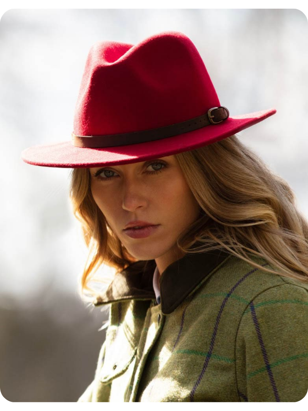 Walker and Hawkes Wool Felt Dalby Outback Hat