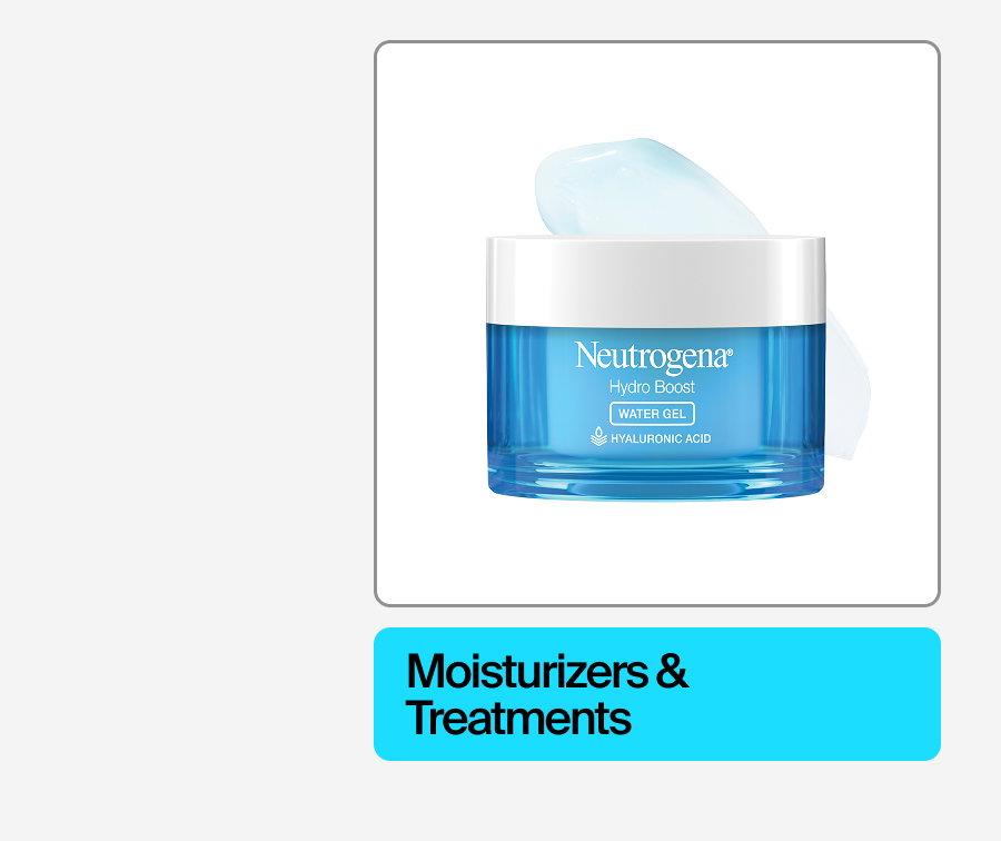 Neutrogena® Hydro Boost Gel Cream Front of Pack and Texture Swatch