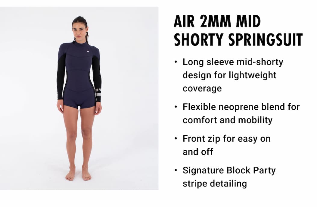 Air 2Mm Mid Shorty Springsuit