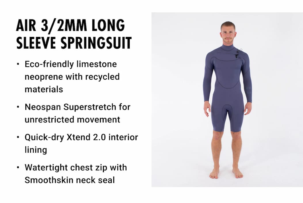 Air 3/2Mm Long Sleeve Springsuit