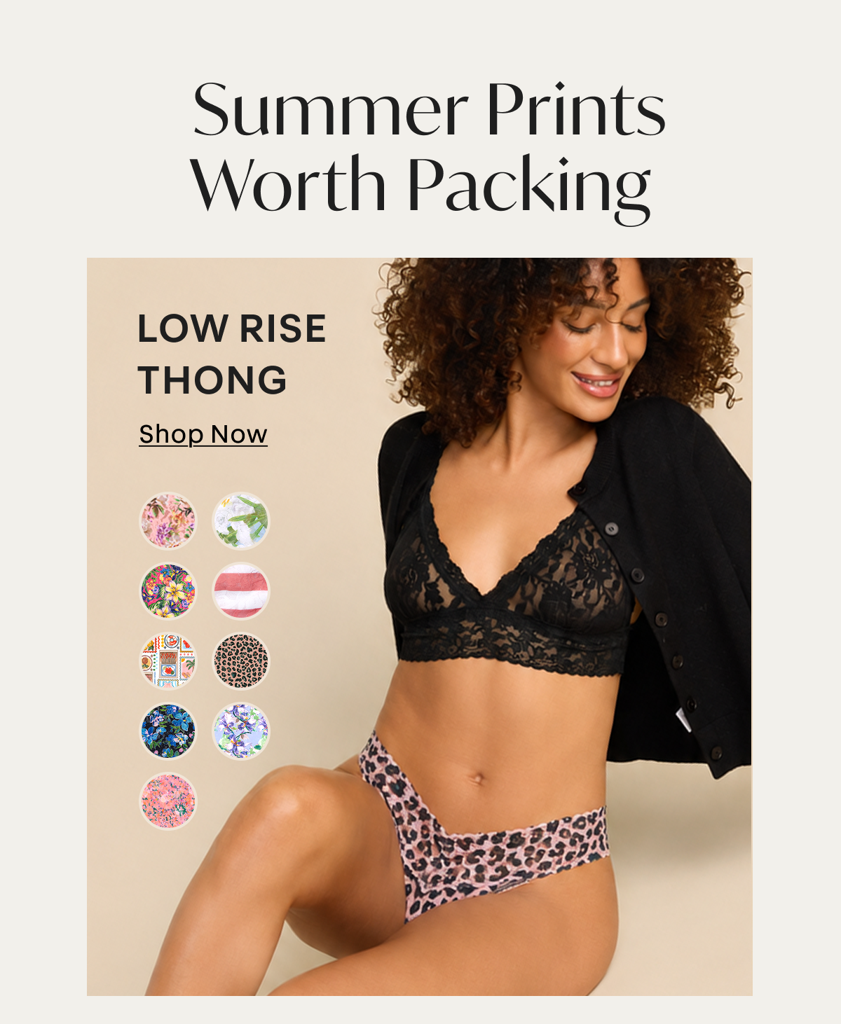Low rise thongs 