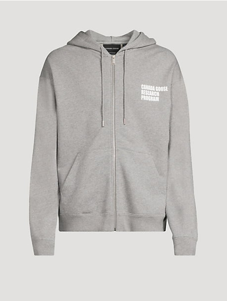 Rove Globe Relaxed Cotton Full Zip Hoodie