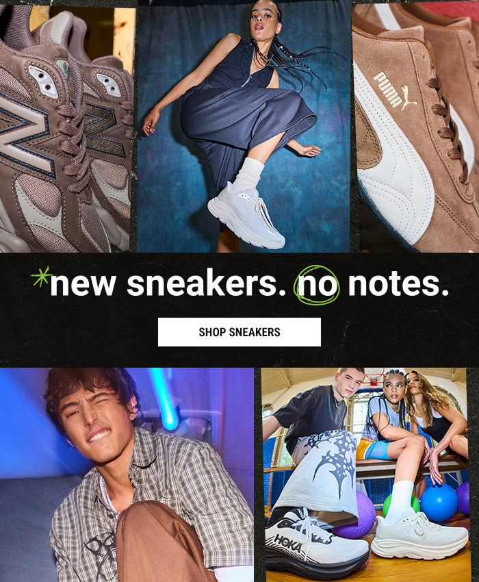 NEW SNEAKERS. NO NOTES