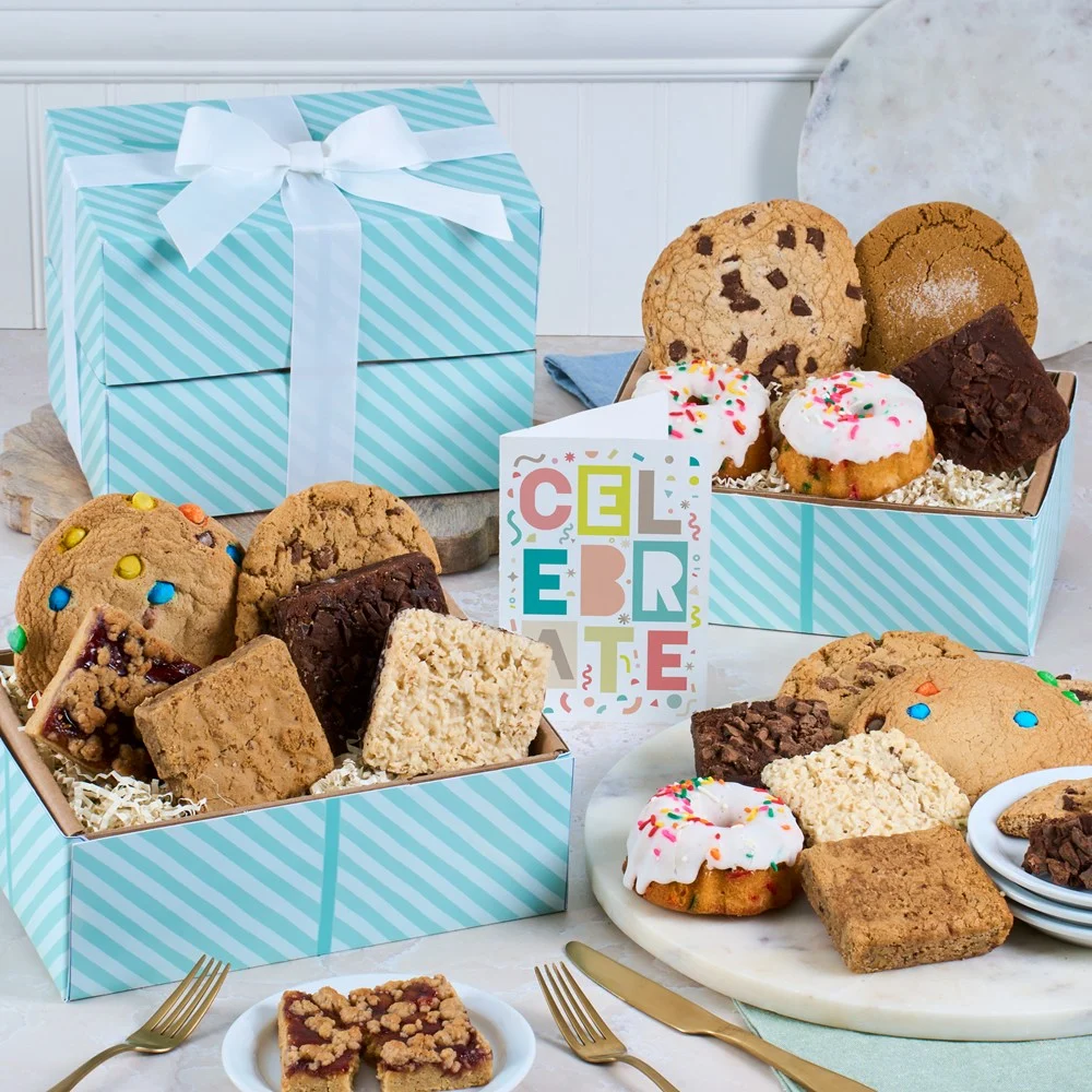 Birthday Baked Goods Gift Tower