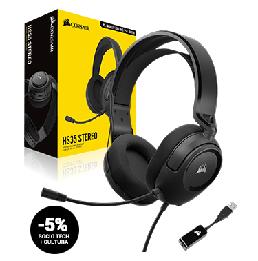 Auricular Corsair HS35 V2 Estéreo