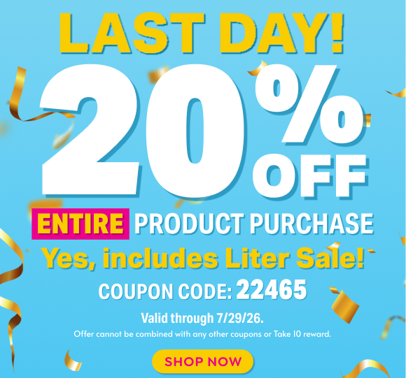 TAKE 20% OFF ENTIRE PRODUCT PURCHASE, INCLUDING SALE, WITH CODE 22465