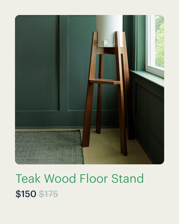 Teak Wood Floor Stand