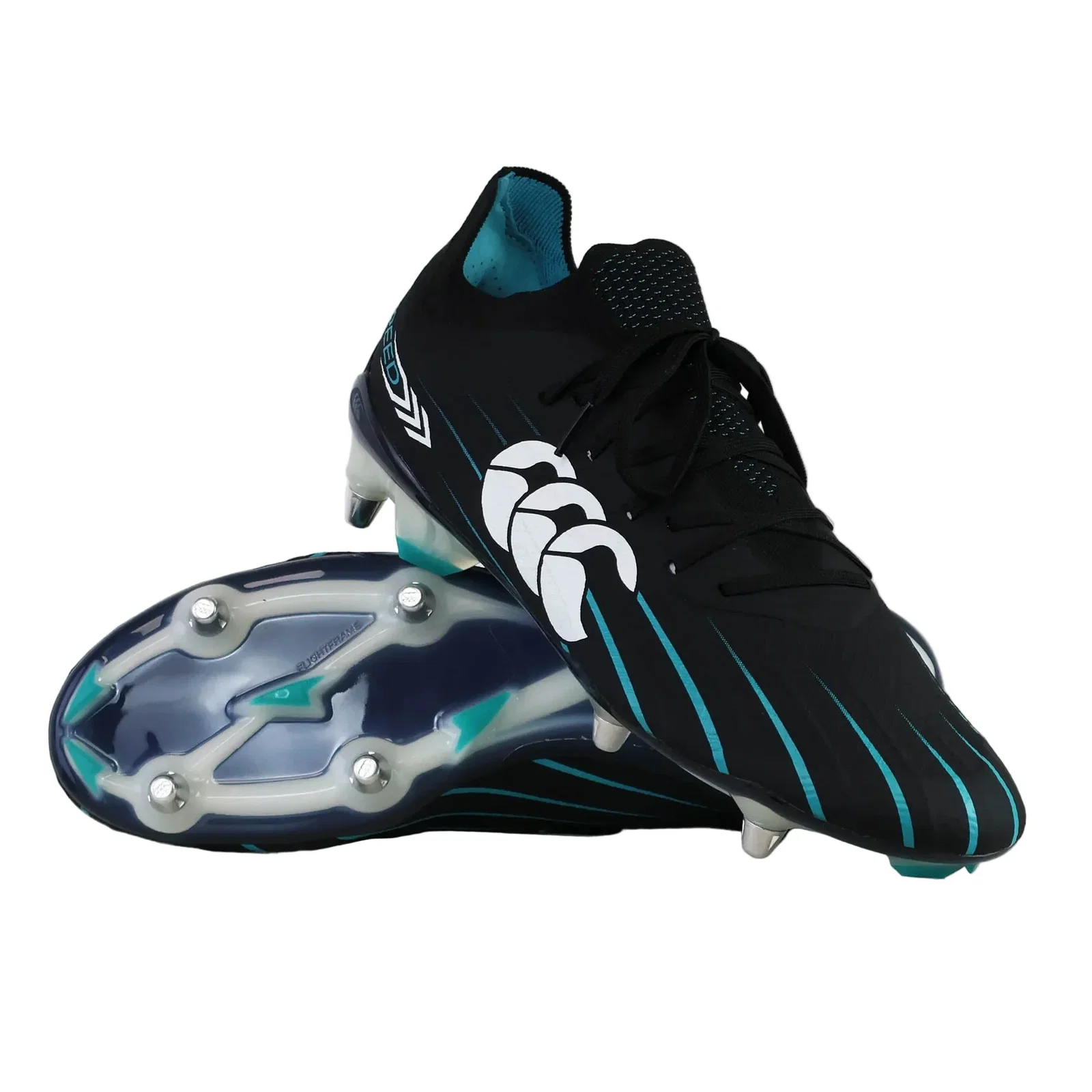 Image of Canterbury Speed Falcon 2.0 Elite SG - Jet Black/Baltic Green