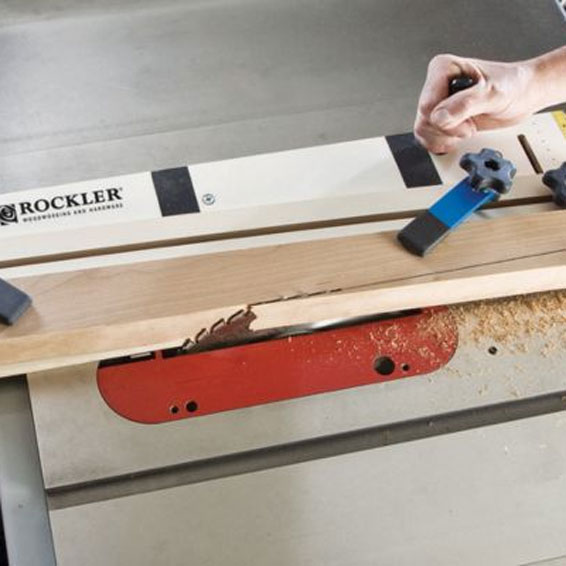 Cutting with a tapering jig