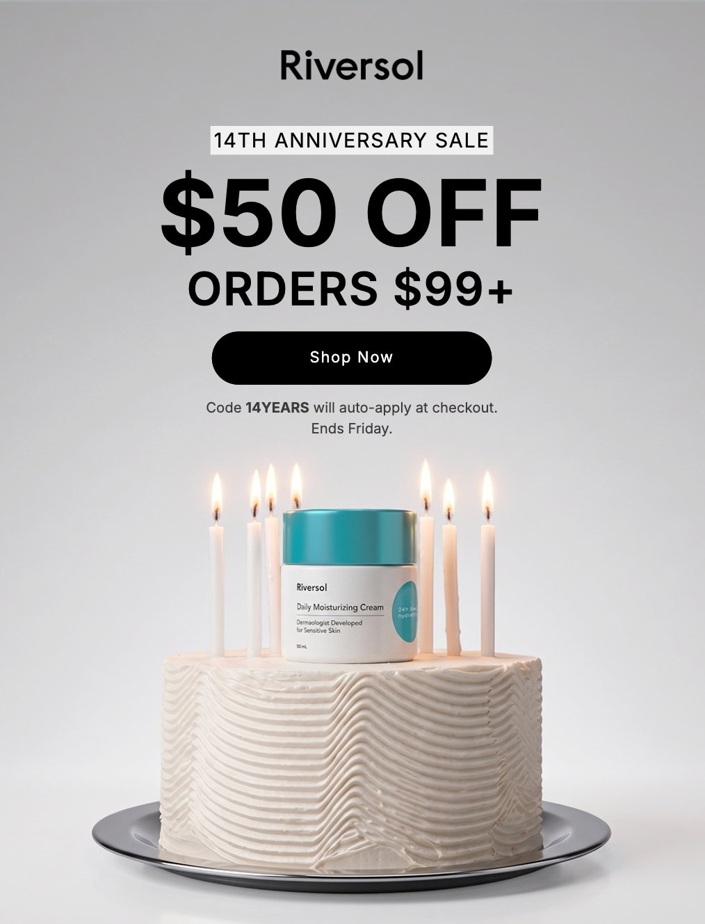 It's our Birthday! Take $50 OFF $99+ for a limited time