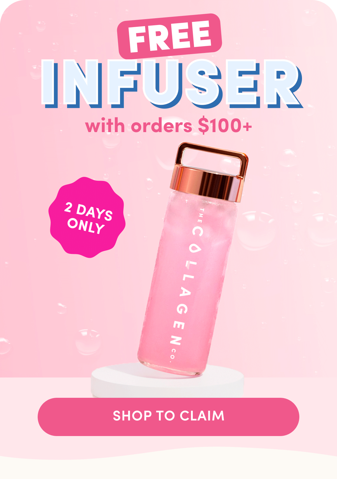 Claim your free shaker