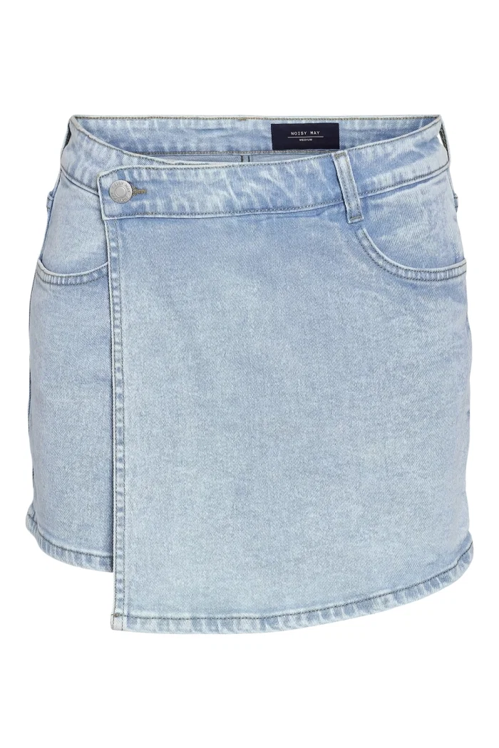 Noisy May NMNOAMI HW SHORT DNM SKORT AZ359LB : light blue denim