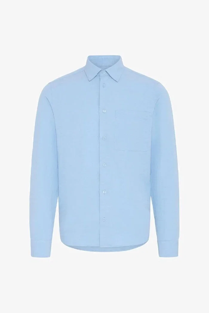 4001 - Accessoire CFAABERG STRUCTURED SHIRT:Shirts/Blo vista blue