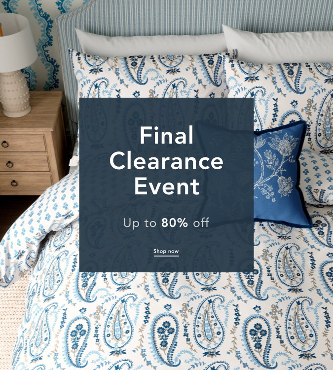 Final Clearance Event is here! Up to 80% off! 
