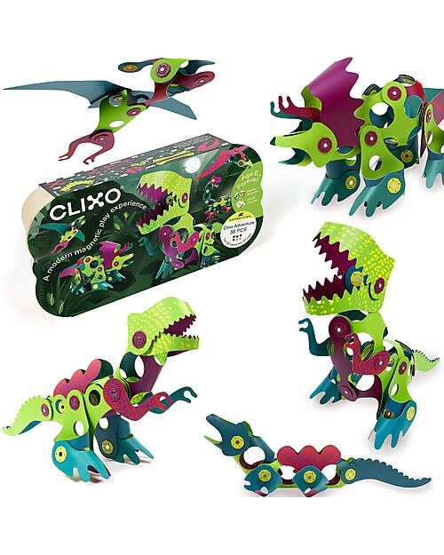 Image of Dino Adventure Pack - 36 pezzi - Gioco Magnetico STEAM - 6+ Anni