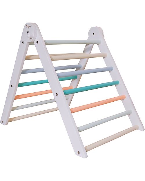 Image of Triangolo Montessori Pikler Rainbow - Sunny Beach - Sviluppa Equilibrio e Agilità