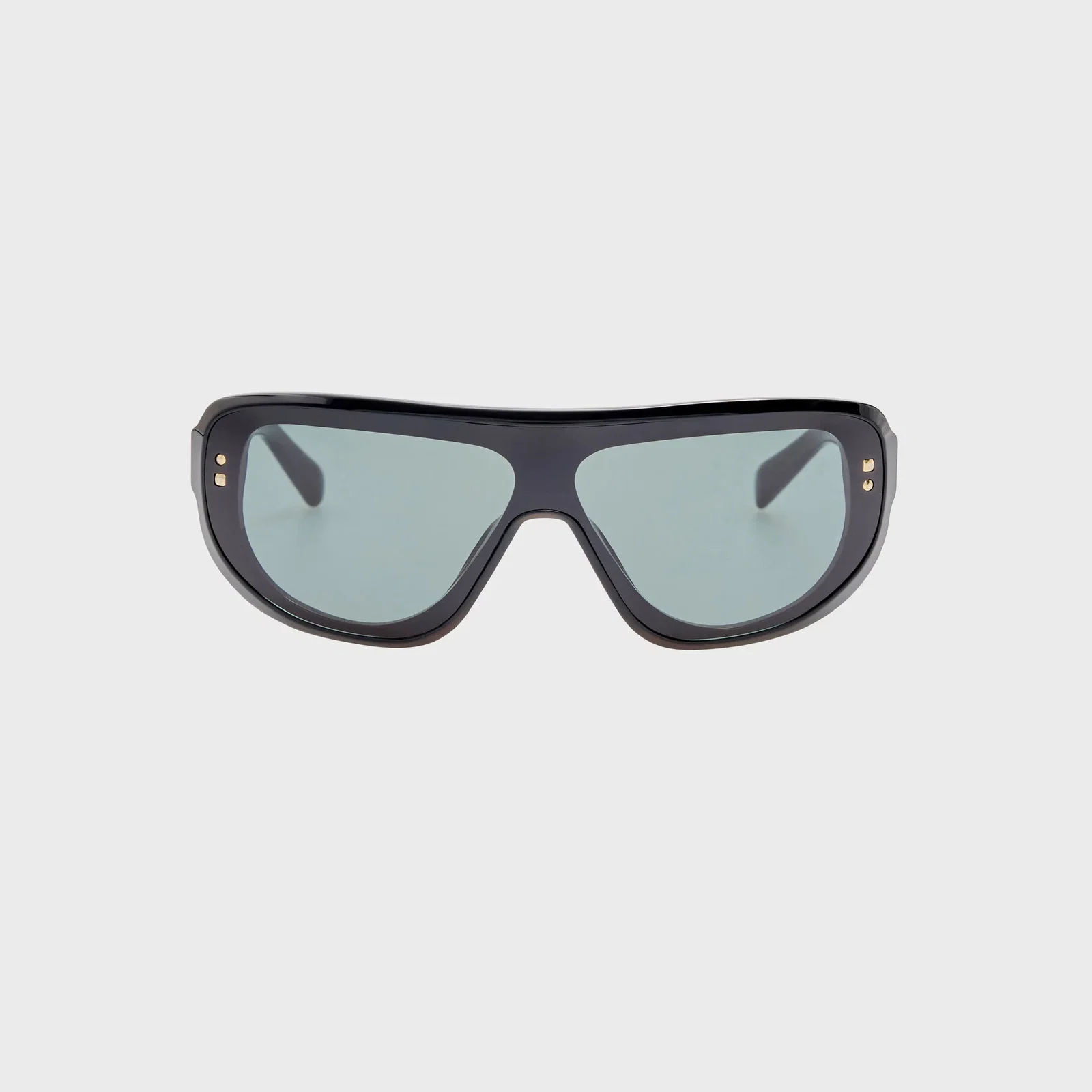 Image of Jacquemus Havana Sunglasses - Black / Light Gold / Grey