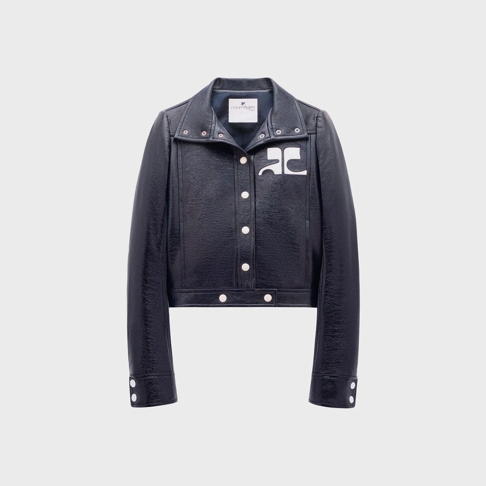 Image of Courrèges ReEdition Vinyl Jacket - Navy