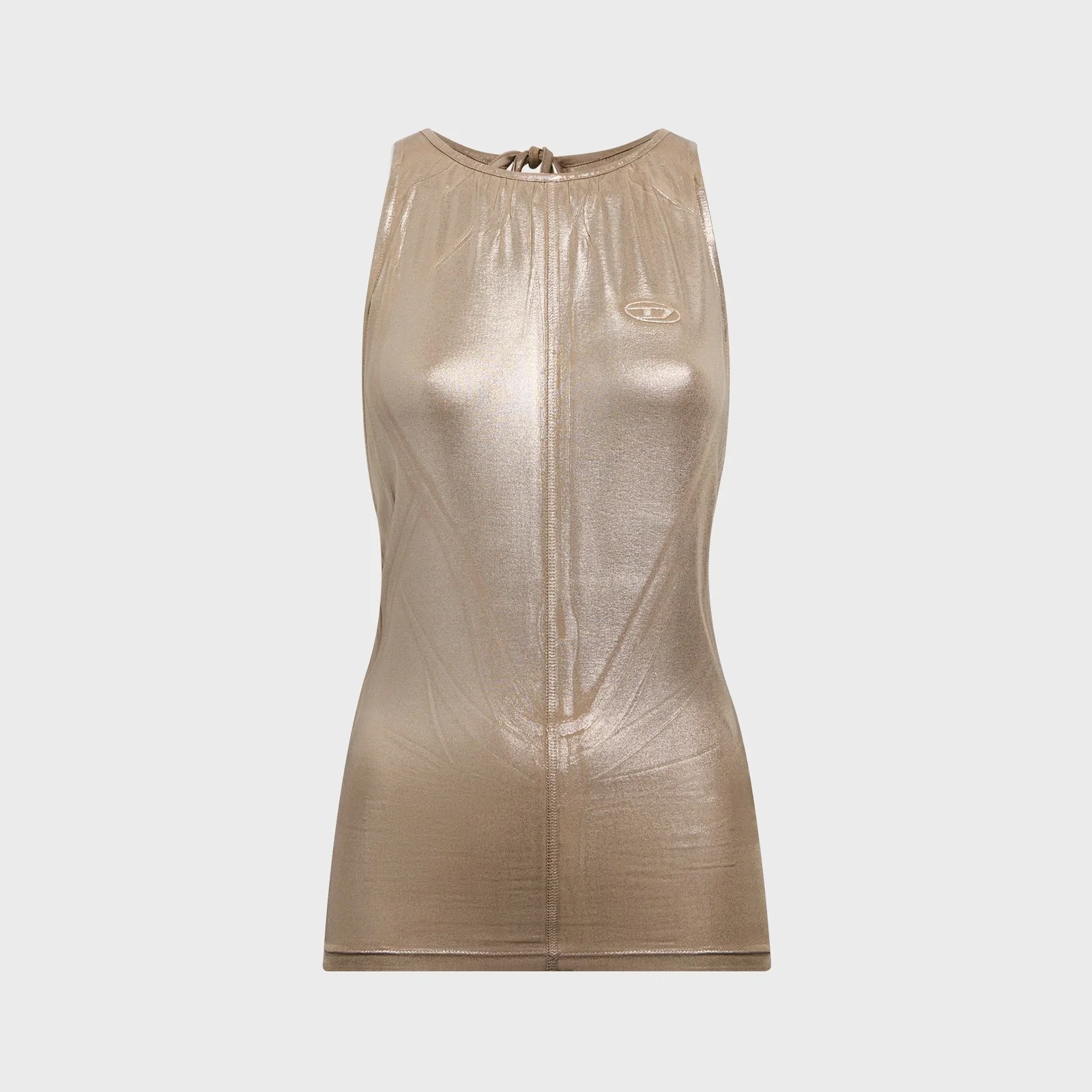 Image of Diesel T-Dyvny Tank Top - Gold