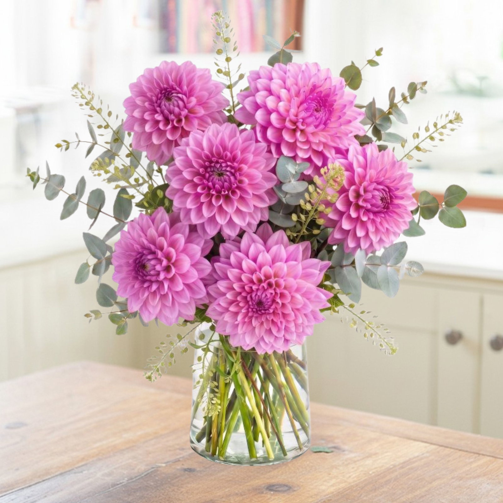 Image of Pink Dahlias