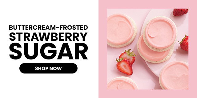 Buttercream Frosted Strawberry Sugar