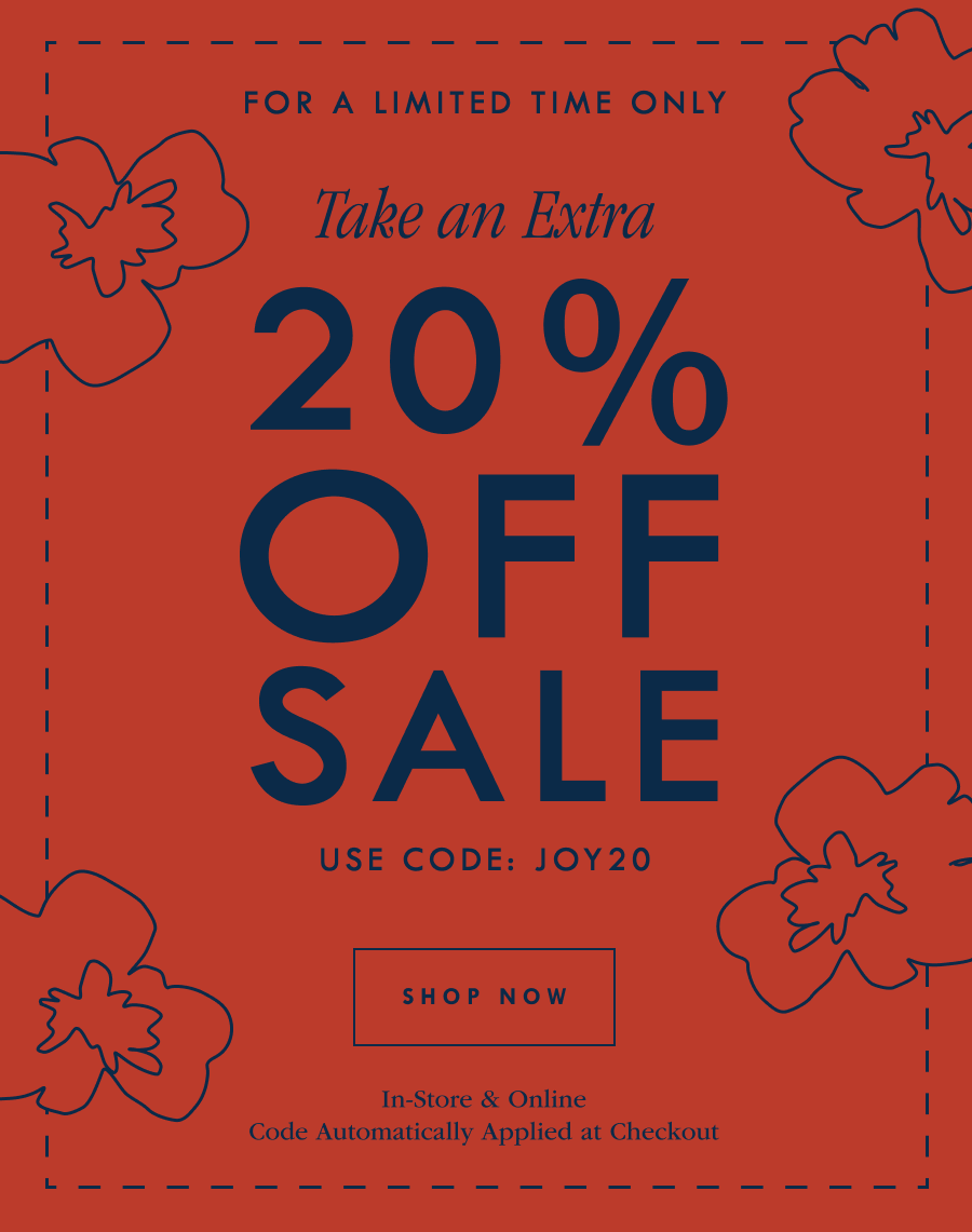 20% Off Sale