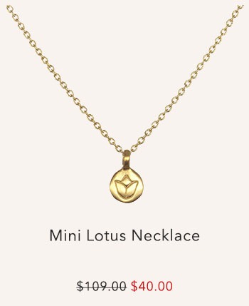 Mini Lotus Necklace