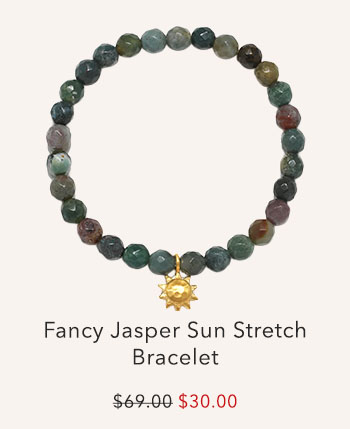 Fancy Jasper Sun Stretch Bracelet
