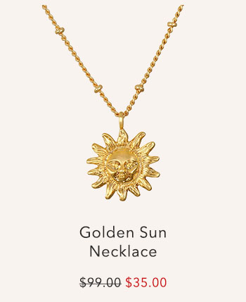 Golden Sun Necklace
