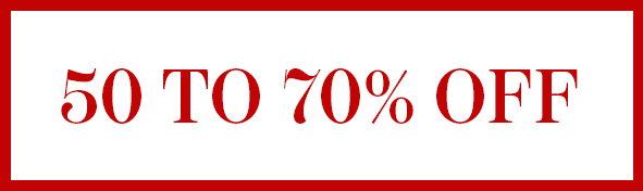 50 to 70% off