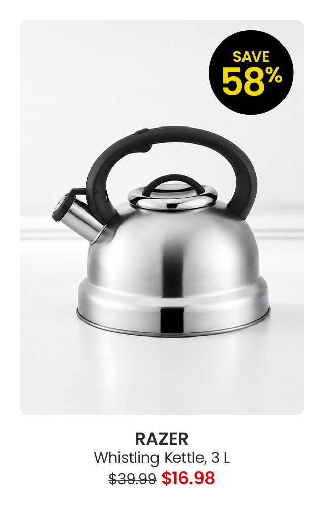 Stainless steel whistling kettle