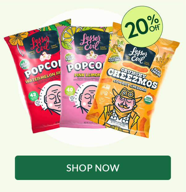 Lesser Evil Snacks / 20% Off